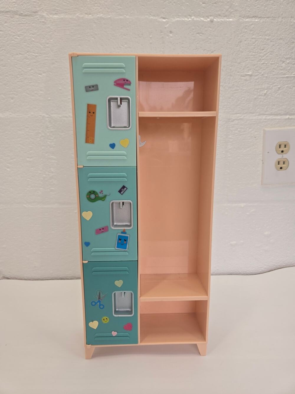 Our Generation School Locker Cubbies 18 Inch Doll Furniture Storage